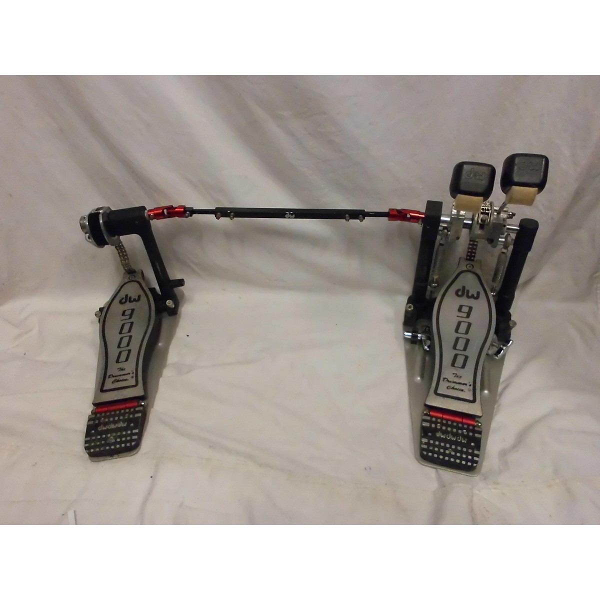 Used DW 9000 Series Double Double Bass Drum Pedal Guitar Center