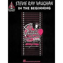 Hal Leonard Stevie Ray Vaughan In The Begininning Guitar Tab Songbook