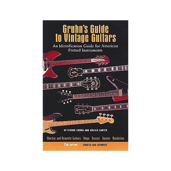 Miller Freeman Gruhn's Guide Vintage Guitars 2nd Edition Book
