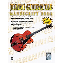 Alfred Jumbo Guitar Tab Manuscript Book