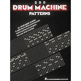 Hal Leonard 200 Drum Machine Patterns Book