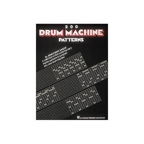 Hal Leonard 200 Drum Machine Patterns Book