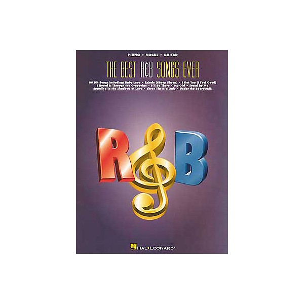 Hal Leonard Best R'n'B Songs Ever Book