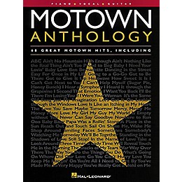 Hal Leonard Motown Anthology Piano, Vocal, Guitar Songbook