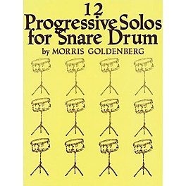 Hal Leonard 12 Progressive Solos for Snare Drum Book