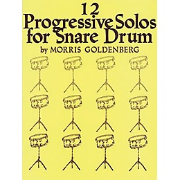 Hal Leonard 12 Progressive Solos for Snare Drum Book