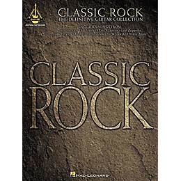 Hal Leonard Classic Rock Guitar Tab Book