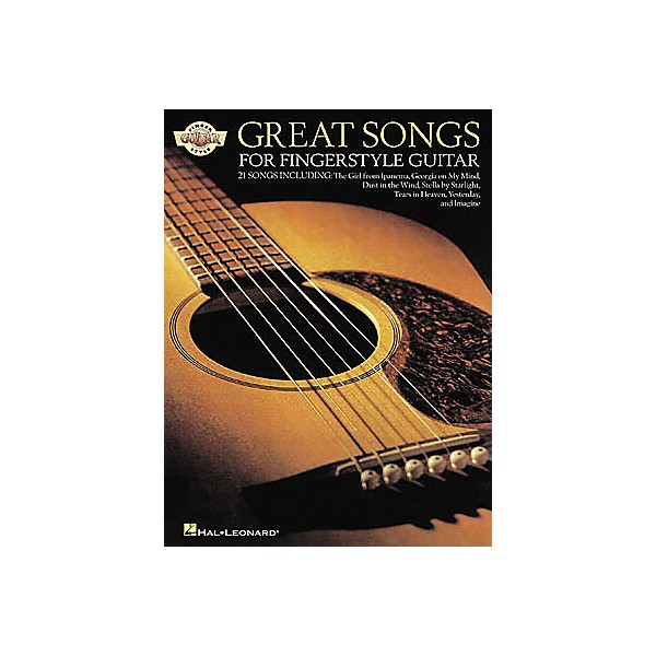 Hal Leonard Great Songs for Fingerstyle Guitar Book