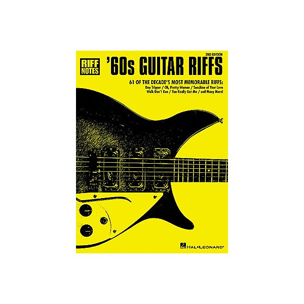 Hal Leonard '60s Guitar Riffs - 2nd Edition Book