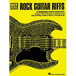 Hal Leonard Rock Guitar Riffs Book