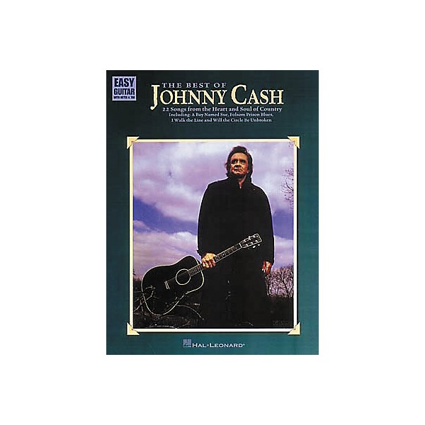 Hal Leonard The Best of Johnny Cash Easy Guitar Tab Book