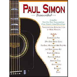 Music Sales PAUL SIMON TRANSCRIBED