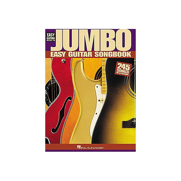 Hal Leonard Jumbo Easy Guitar Tab Book