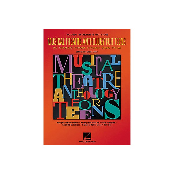 Hal Leonard Musical Theatre Anthology for Teens Book