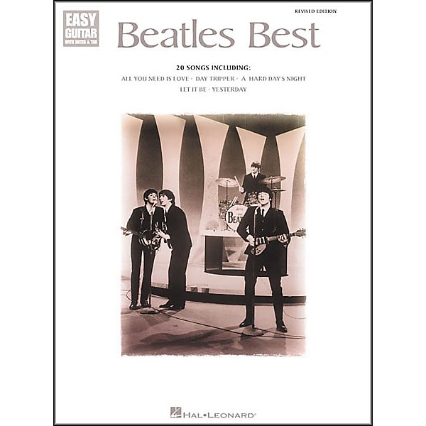 Hal Leonard Beatles Best Easy Guitar Tab Book