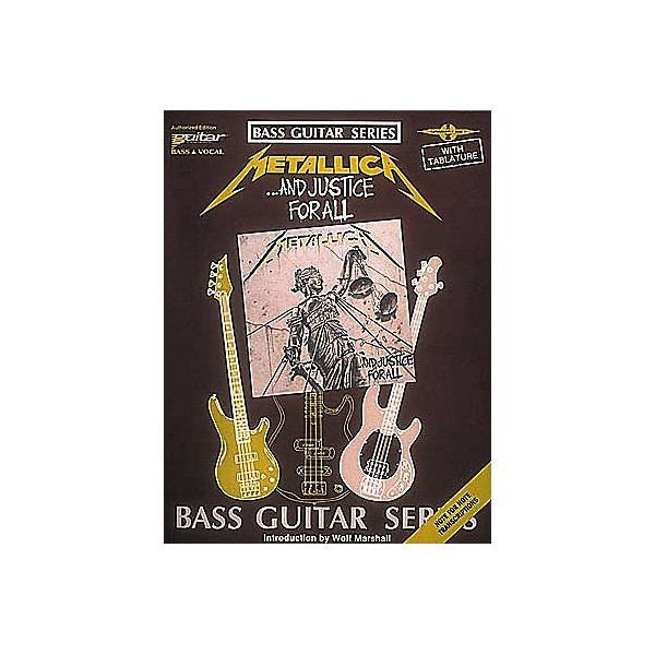 Hal Leonard Metallica...And Justice for All Bass Guitar Tab Book