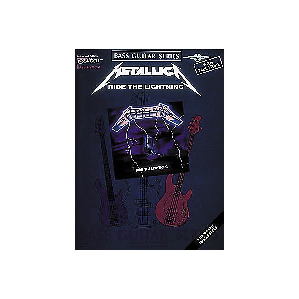 Hal Leonard Metallica - Ride the Lightning Bass Tab Book