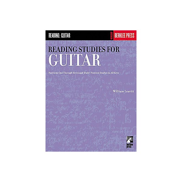 Hal Leonard Reading Studies for Guitar Book