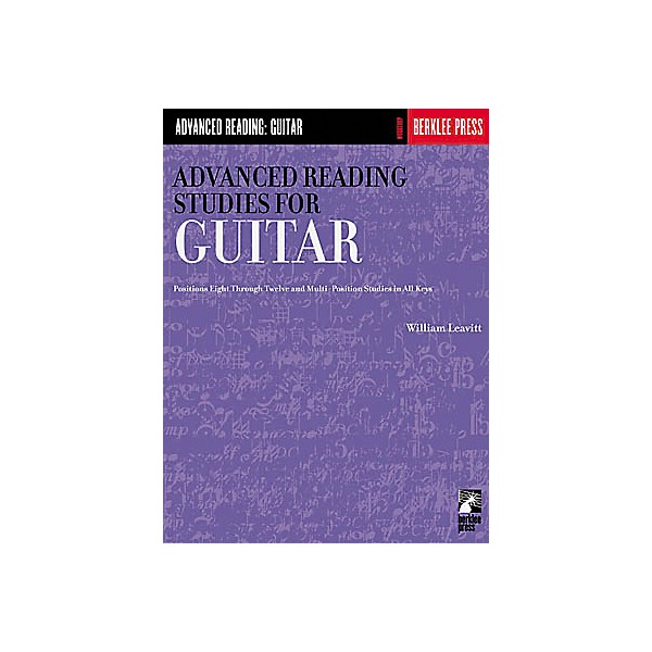 Hal Leonard Advanced Reading Studies for Guitar Book