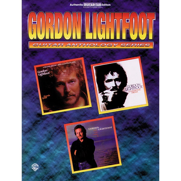 Alfred Gordon Lightfoot Guitar Anthology Series Guitar Tab Book
