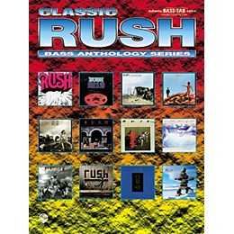 Alfred Classic Rush Anthology Series Bass Tab Book