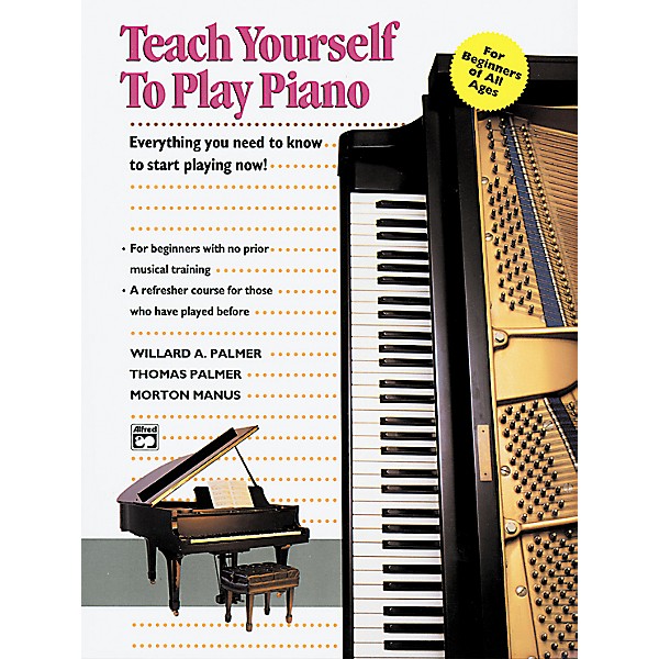 Alfred Teach Yourself to Play Piano Book