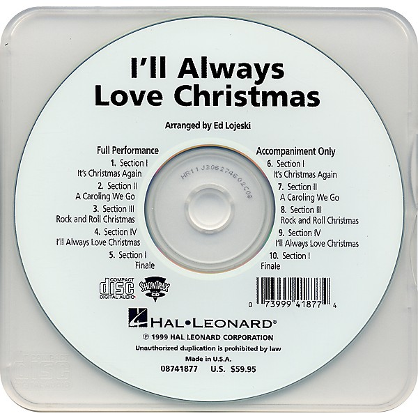 I'll Always Love Christmas - Performance CD