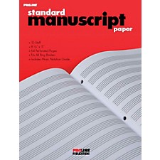 Proline Standard Guitar Tablature Manuscript Paper Pad