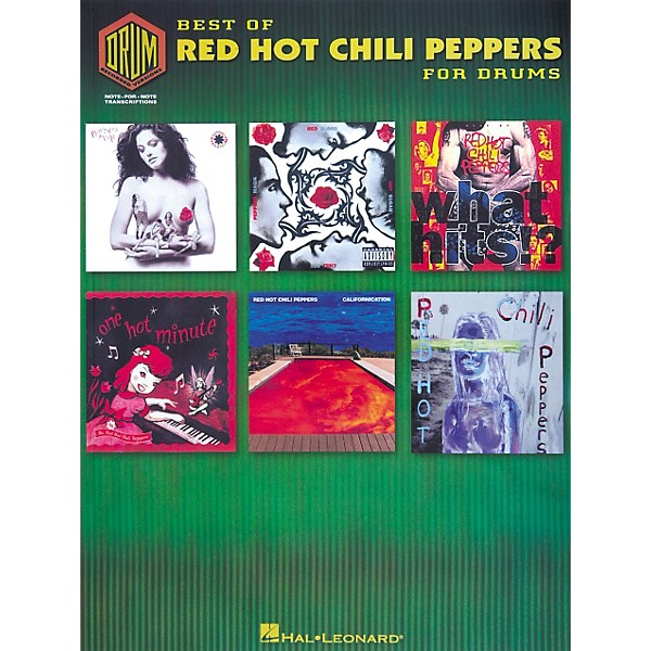 Hal Leonard Best of Red Hot Chili Peppers for Drums Book