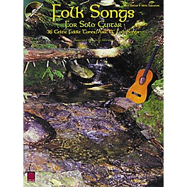 Cherry Lane Folk Songs for Solo Guitar Songbook with CD