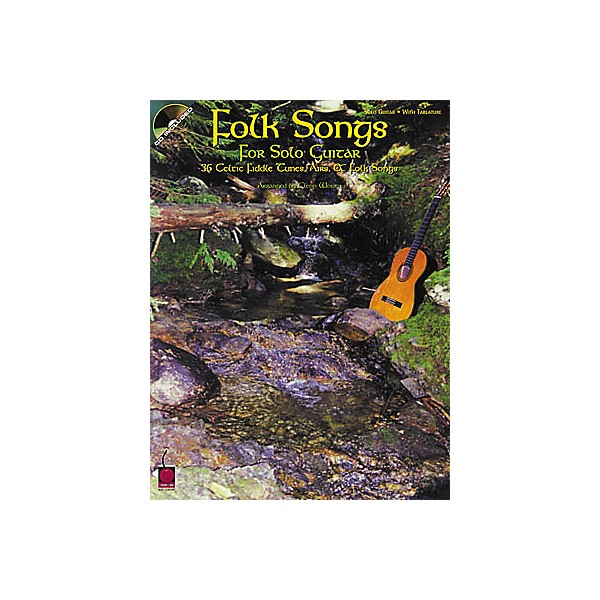 Cherry Lane Folk Songs for Solo Guitar Songbook with CD