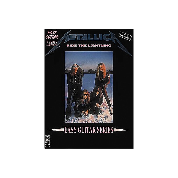 Cherry Lane Metallica Ride the Lightning Easy Guitar Tab Songbook