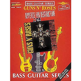 Cherry Lane Guns N' Roses Appetite for Destruction Bass Guitar Tab Songbook