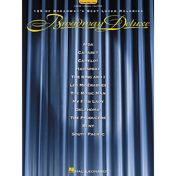 Hal Leonard Broadway Deluxe - Third Edition Piano, Vocal, Guitar Songbook