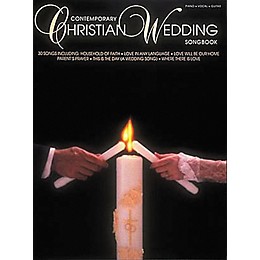 Hal Leonard Contemporary Christian Wedding Songbook Piano/Vocal/Guitar Songbook