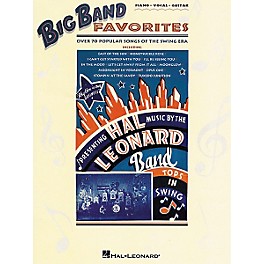 Hal Leonard Big Band Favorites Piano, Vocal, Guitar Songbook