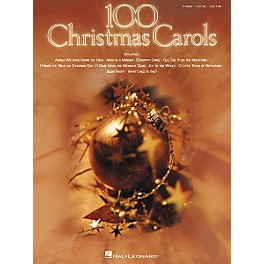 Hal Leonard 100 Christmas Carols Piano, Vocal, Guitar Songbook