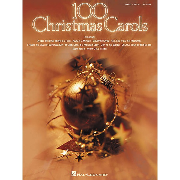 Hal Leonard 100 Christmas Carols Piano, Vocal, Guitar Songbook