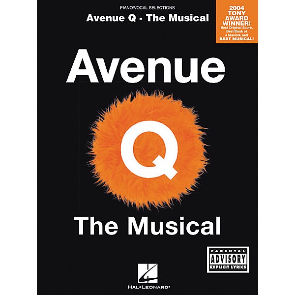 Hal Leonard Avenue Q - The Musical Piano, Vocal, Guitar Songbook