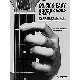 Creative Concepts Quick and Easy Guitar Chord Chart Book