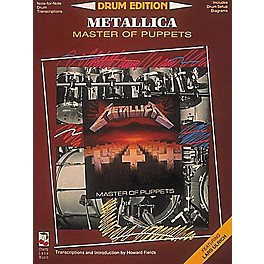 Hal Leonard Metallica Masters of Puppets Drum Edition (Book)