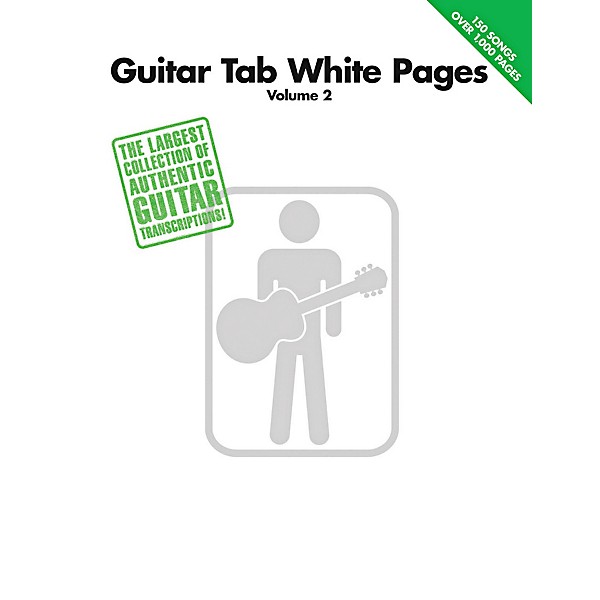 Hal Leonard Guitar Tab White Pages Volume 2 Songbook