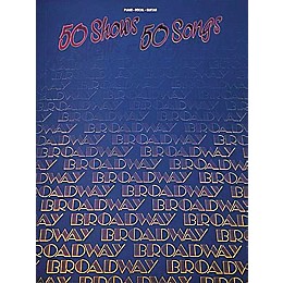 Hal Leonard 50 Broadway Shows/50 Broadway Songs Piano/Vocal/Guitar Songbook