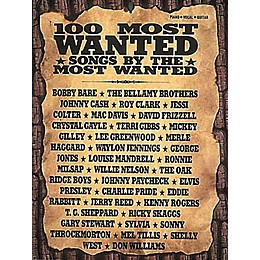 Hal Leonard Country - 100 Most Wanted Piano, Vocal, Guitar Songbook