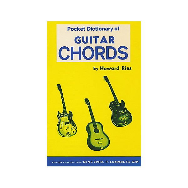 G. Schirmer Pocket Dictionary of Guitar Chords Book