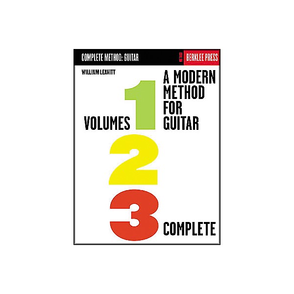 Berklee Press A Modern Method for Guitar - Volumes 1, 2, 3 Complete Book