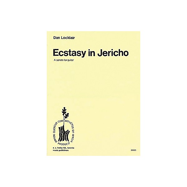 G. Schirmer Dan Locklair - Ecstasy in Jericho Guitar Solo Book