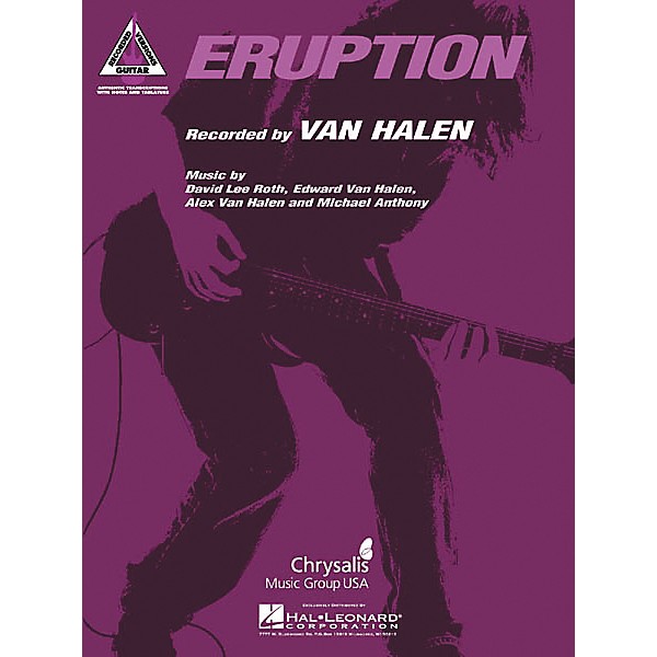 Hal Leonard Eddie Van Halen Eruption Guitar Tab