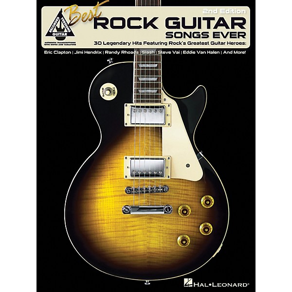 Hal Leonard Best Rock Guitar Songs Ever Tab Songbook