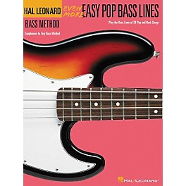 Hal Leonard Even More Easy Pop Bass Lines Book